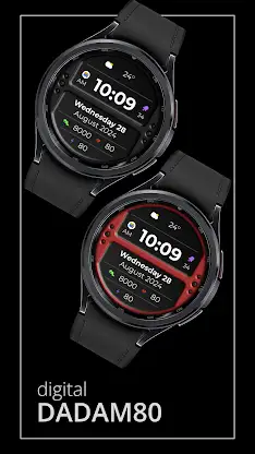 DADAM80: Digital Watch Face screenshot 1