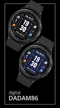 DADAM86: Digital Watch Face screenshot 1