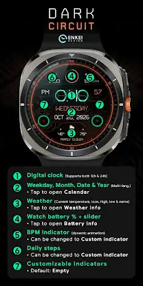 Dark Circuit - weather health screenshot 5
