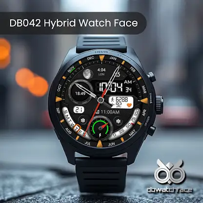 DB042 Hybrid Watch Face screenshot 1