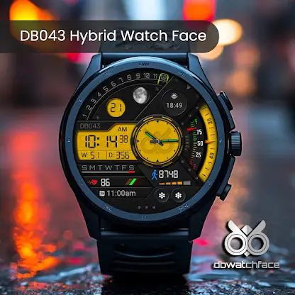DB043 Hybrid Watch Face screenshot 3