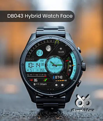 DB043 Hybrid Watch Face screenshot 2