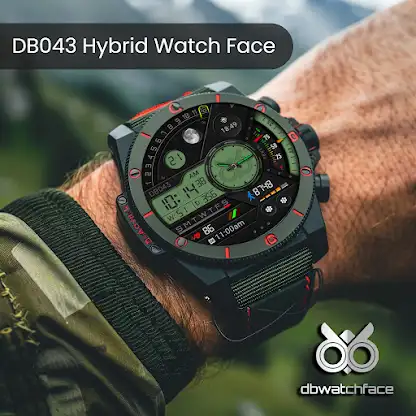 DB043 Hybrid Watch Face screenshot 7