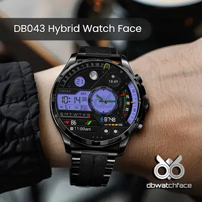 DB043 Hybrid Watch Face screenshot 6