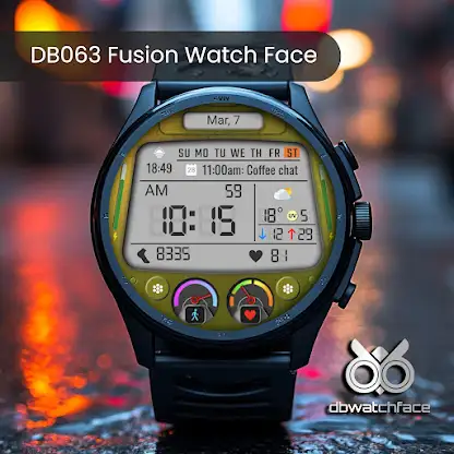 DB063 Fusion Watch Face screenshot 4