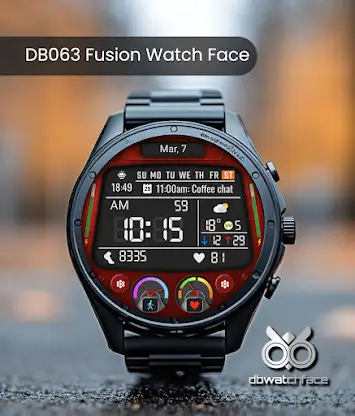 DB063 Fusion Watch Face screenshot 2
