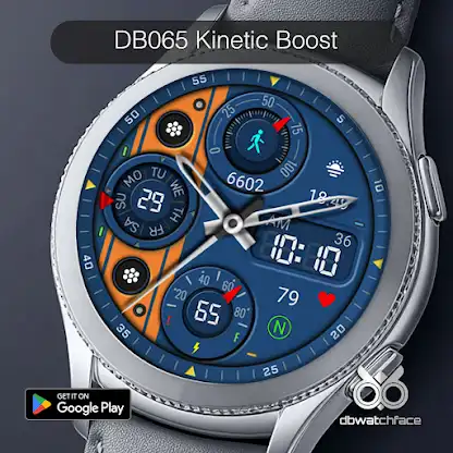 DB065 Kinetic Boost Watch Face screenshot 4