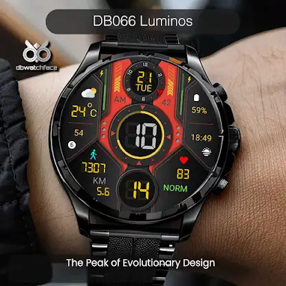 DB066 Luminos Watch Face screenshot 2