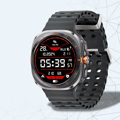 Digital animated clock screenshot 2