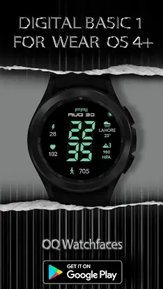 Digital Basic 1 Wear OS 5+ screenshot 2