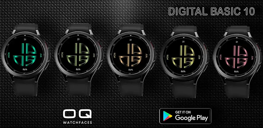 Digital Basic 10 Wear OS 5+ screenshot 4