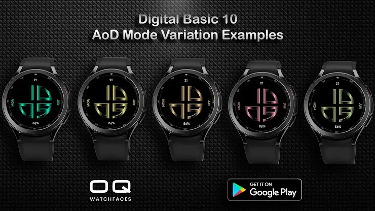 Digital Basic 10 Wear OS 5+ screenshot 3