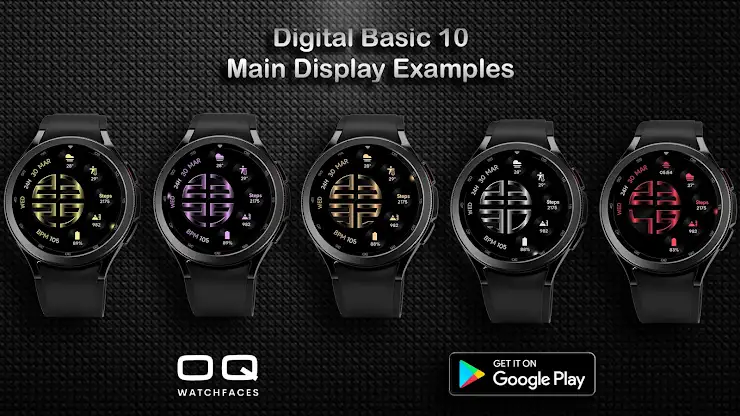 Digital Basic 10 Wear OS 5+ screenshot 2