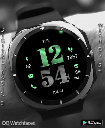 Digital Basic 3 Wear OS 5+ screenshot 5