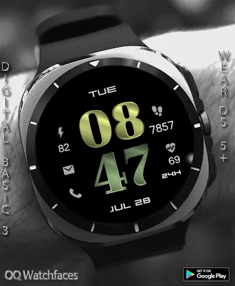 Digital Basic 3 Wear OS 5+ screenshot 7