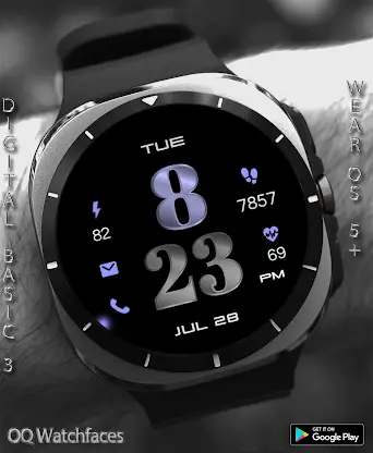 Digital Basic 3 Wear OS 5+ screenshot 6