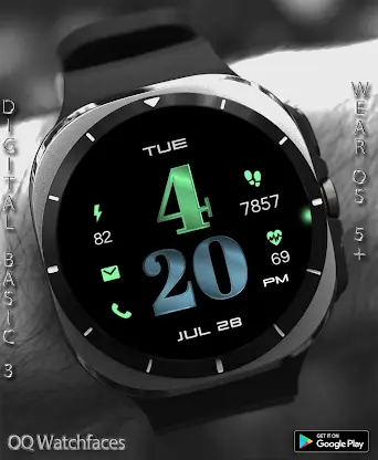 Digital Basic 3 Wear OS 5+ screenshot 4