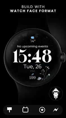 Digital Flowers watch face screenshot 7