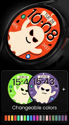 Digital Halloween Watch Face screenshot 5
