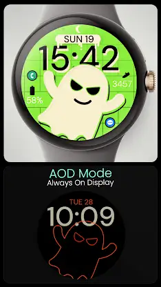 Digital Halloween Watch Face screenshot 6