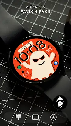 Digital Halloween Watch Face screenshot 1