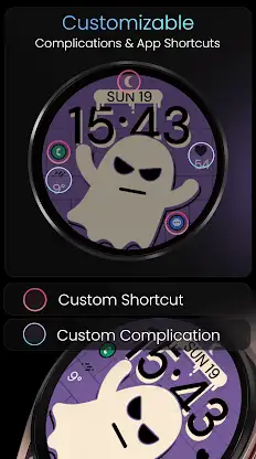 Digital Halloween Watch Face screenshot 4