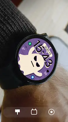 Digital Halloween Watch Face screenshot 2