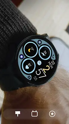 Digital Rose Gold 3 watch face screenshot 2