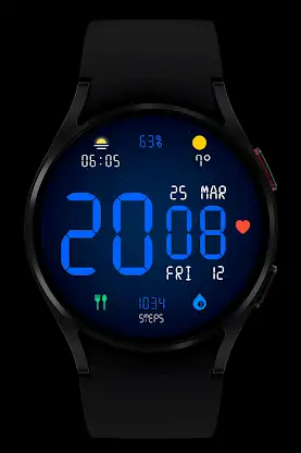 Digital Watch Face Wear OS screenshot 5