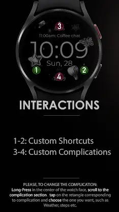 Digital Silver Watch Face screenshot 8
