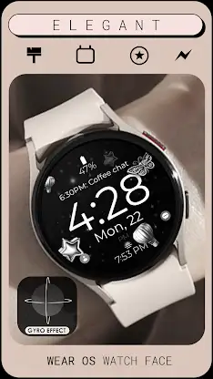 Digital Silver Watch Face screenshot 5