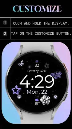 Digital Silver Watch Face screenshot 7