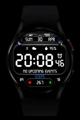 Digital V2 Watch Face Wear OS screenshot 3