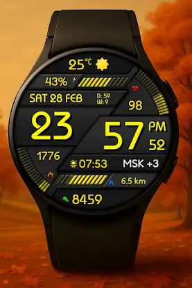 Digital Minimal Watch Face screenshot 4