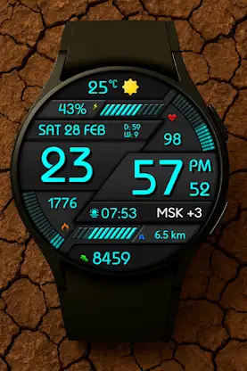 Digital Minimal Watch Face screenshot 6