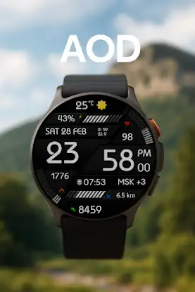 Digital Minimal Watch Face screenshot 8