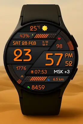 Digital Minimal Watch Face screenshot 3