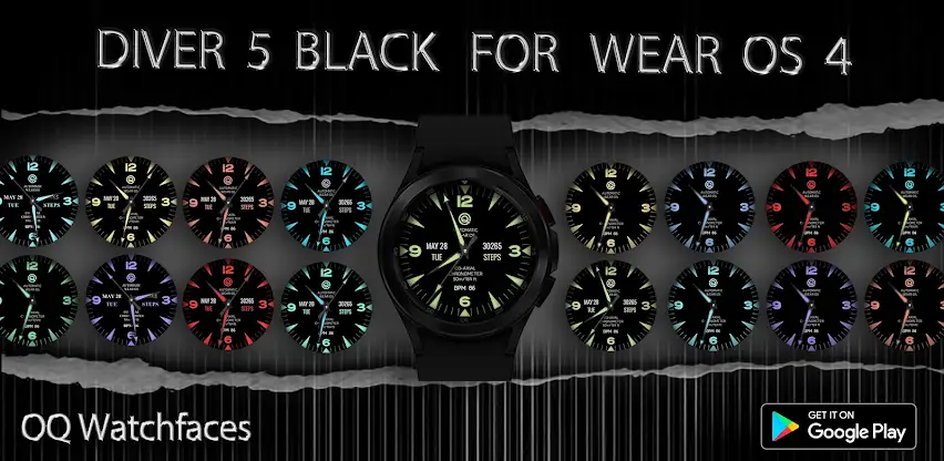 Diver 5 Black For Wear OS 5+ screenshot 8