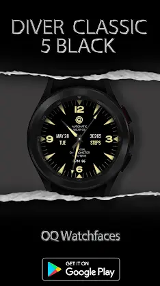 Diver 5 Black For Wear OS 5+ screenshot 2