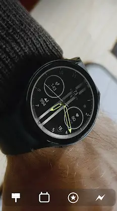 Bronze Analog Watch Face screenshot 2