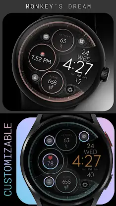 Dream 122 digital watch face screenshot 2