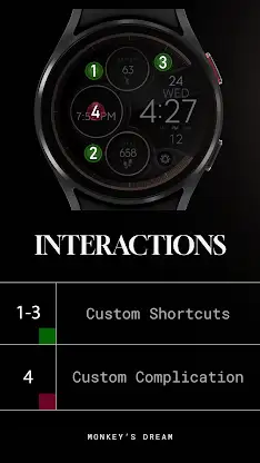 Dream 122 digital watch face screenshot 8