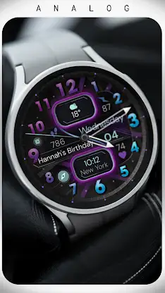 Dream 134 Colorful watch face screenshot 4