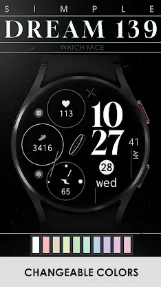 Dream 139 simple watch face screenshot 4