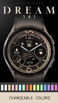 Dream 141 Bronze watch face screenshot 4