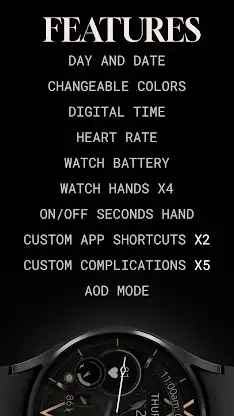 Dream 142 Classic watch face screenshot 6
