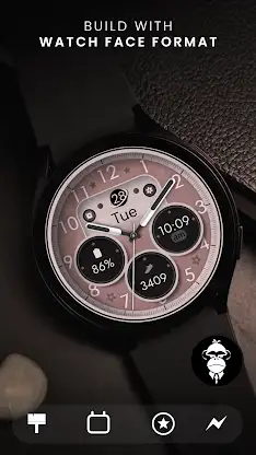 Dream 145 Rose Gold Watch Face screenshot 2