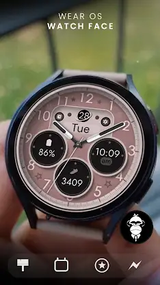 Dream 145 Rose Gold Watch Face screenshot 1