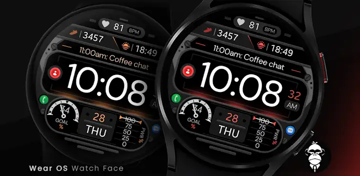 Dream 155 Digital watch face — Android app banner