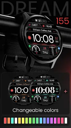 Dream 155 Digital watch face screenshot 2